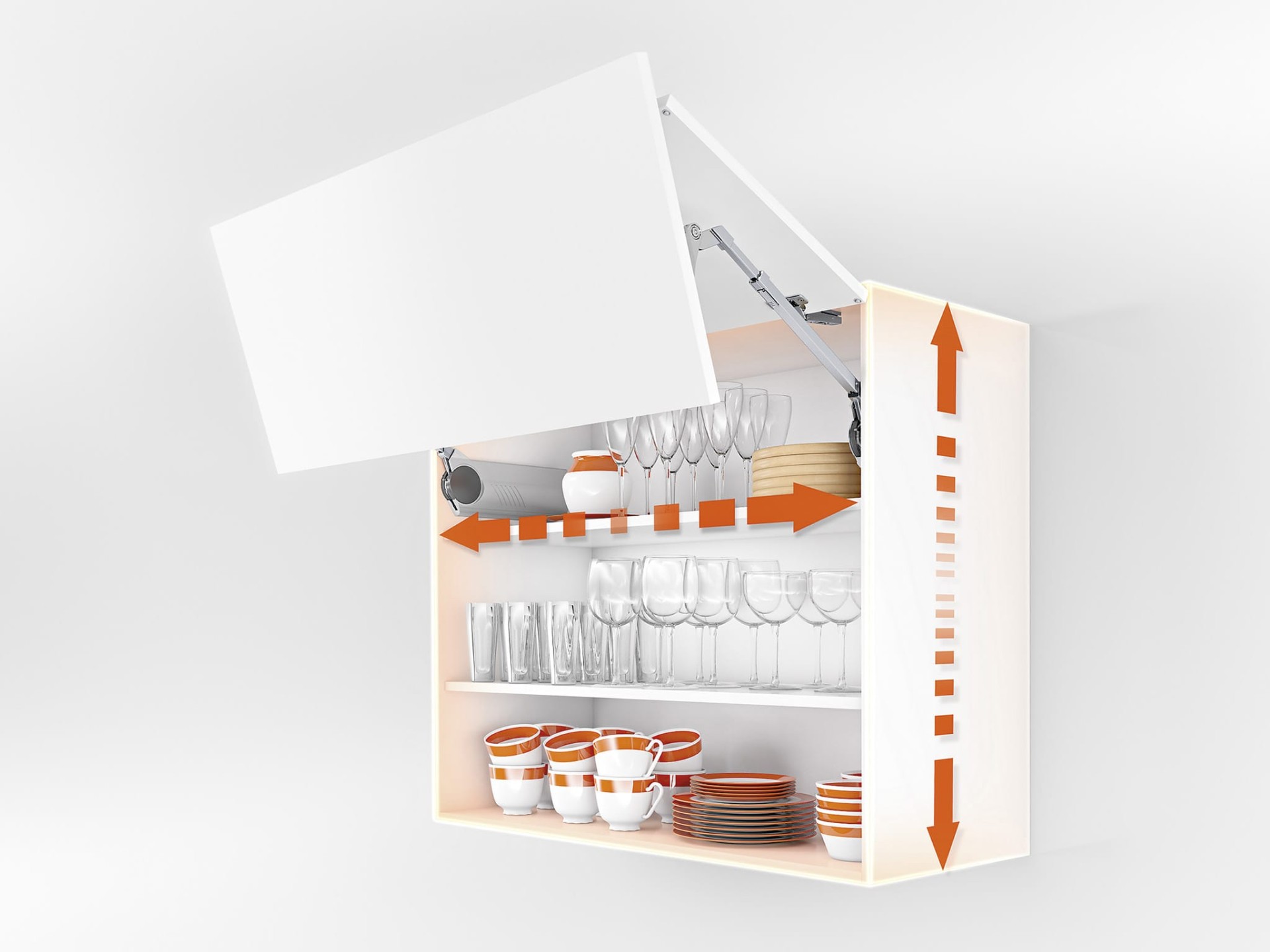 AVENTOS bifold lift wall Blum