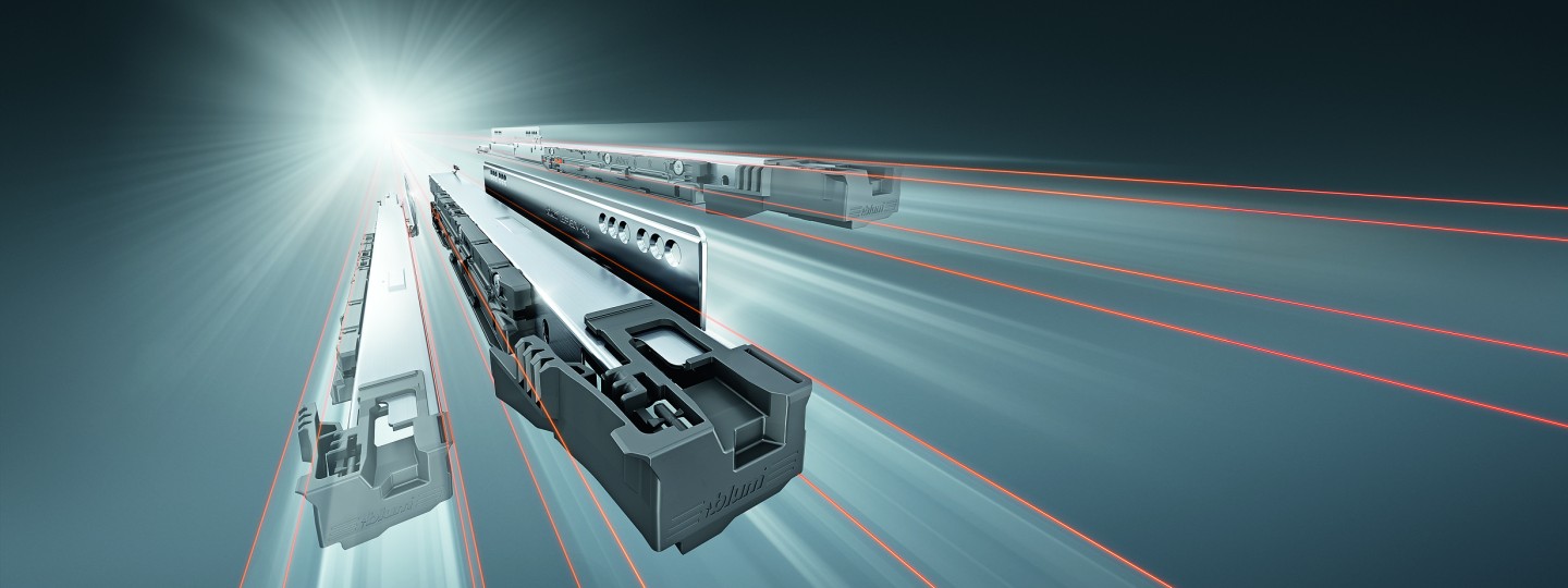 Universal-Führungsschiene BLUMOTION S von Blum