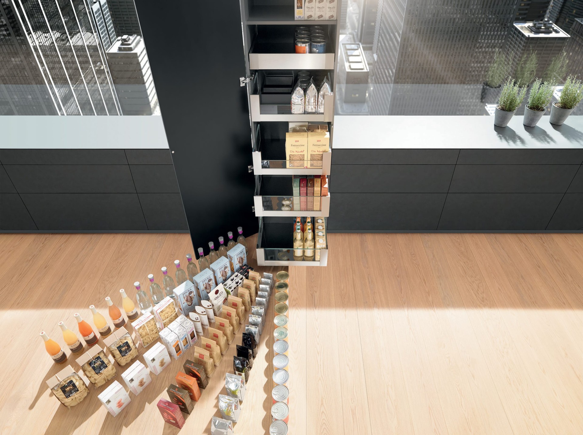 Armario despensa SPACE TOWER | Blum