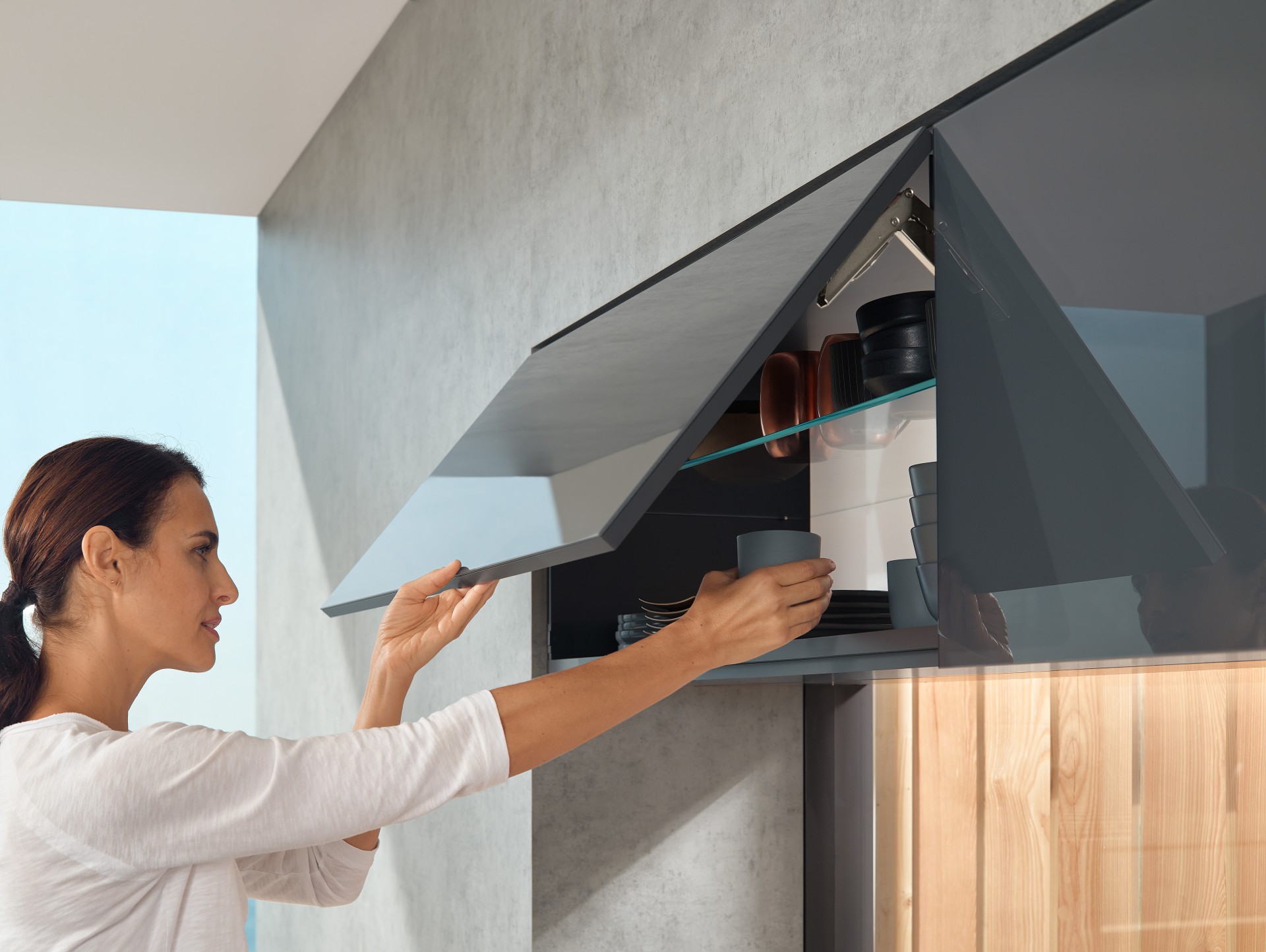 Réglage Charnière Porte Relevable Cuisine Blum Servo Drive Pour Aventos Blum