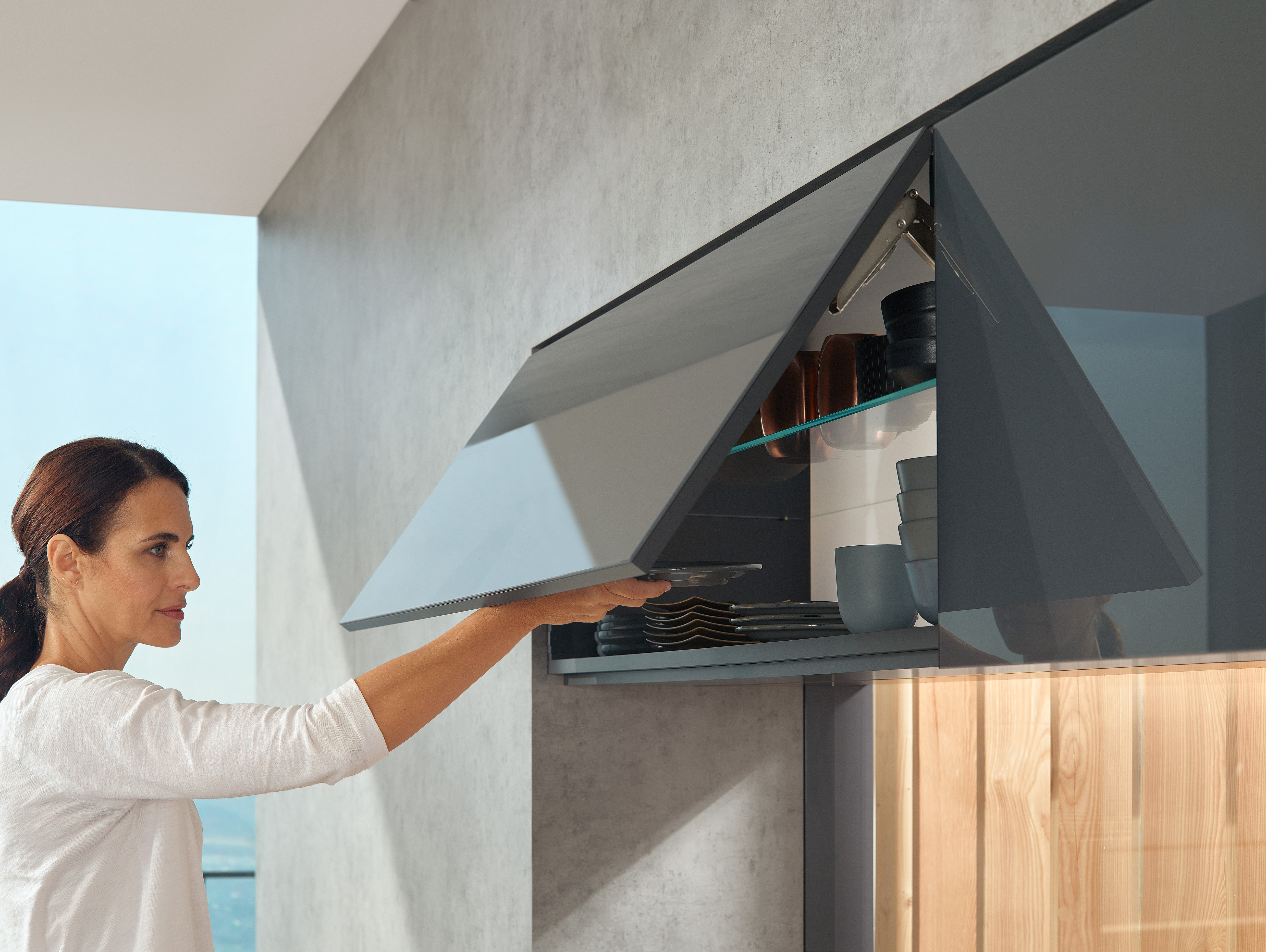 Système Porte Relevable Parallèle Servo Drive Pour Aventos Blum