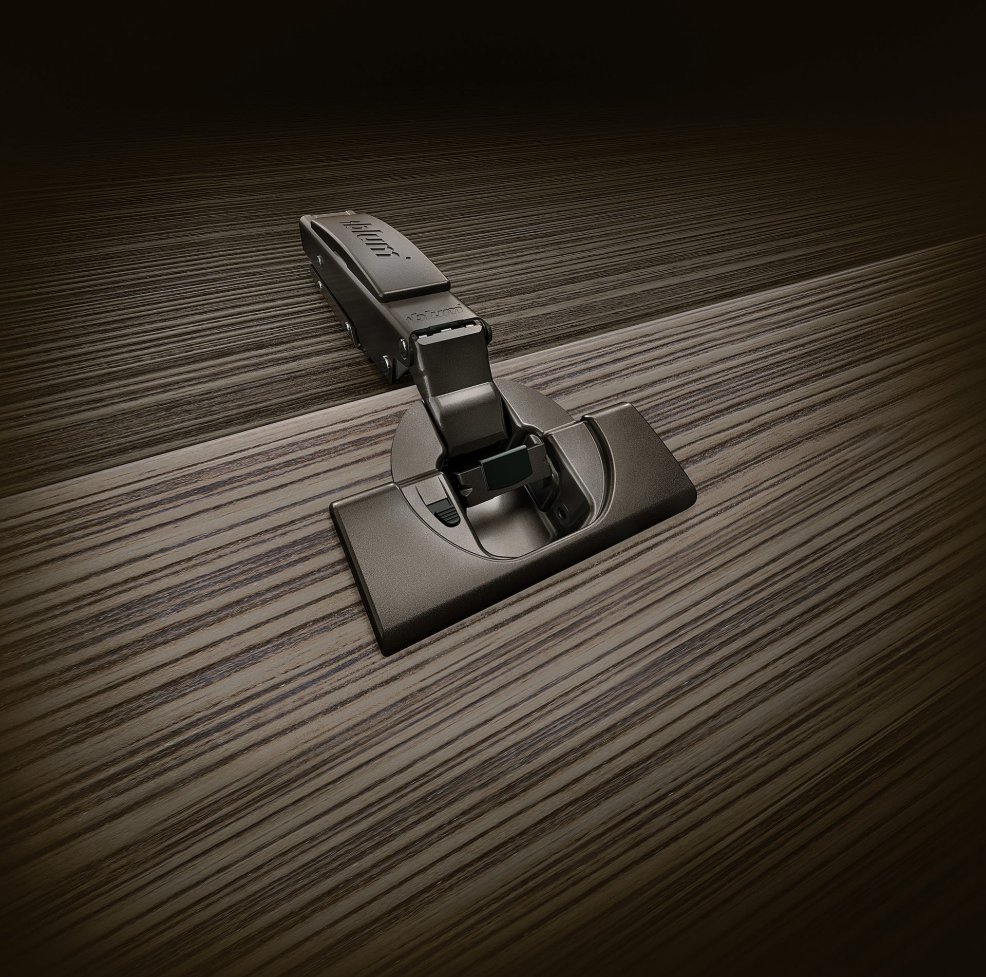 Hinges in onyx black Blum