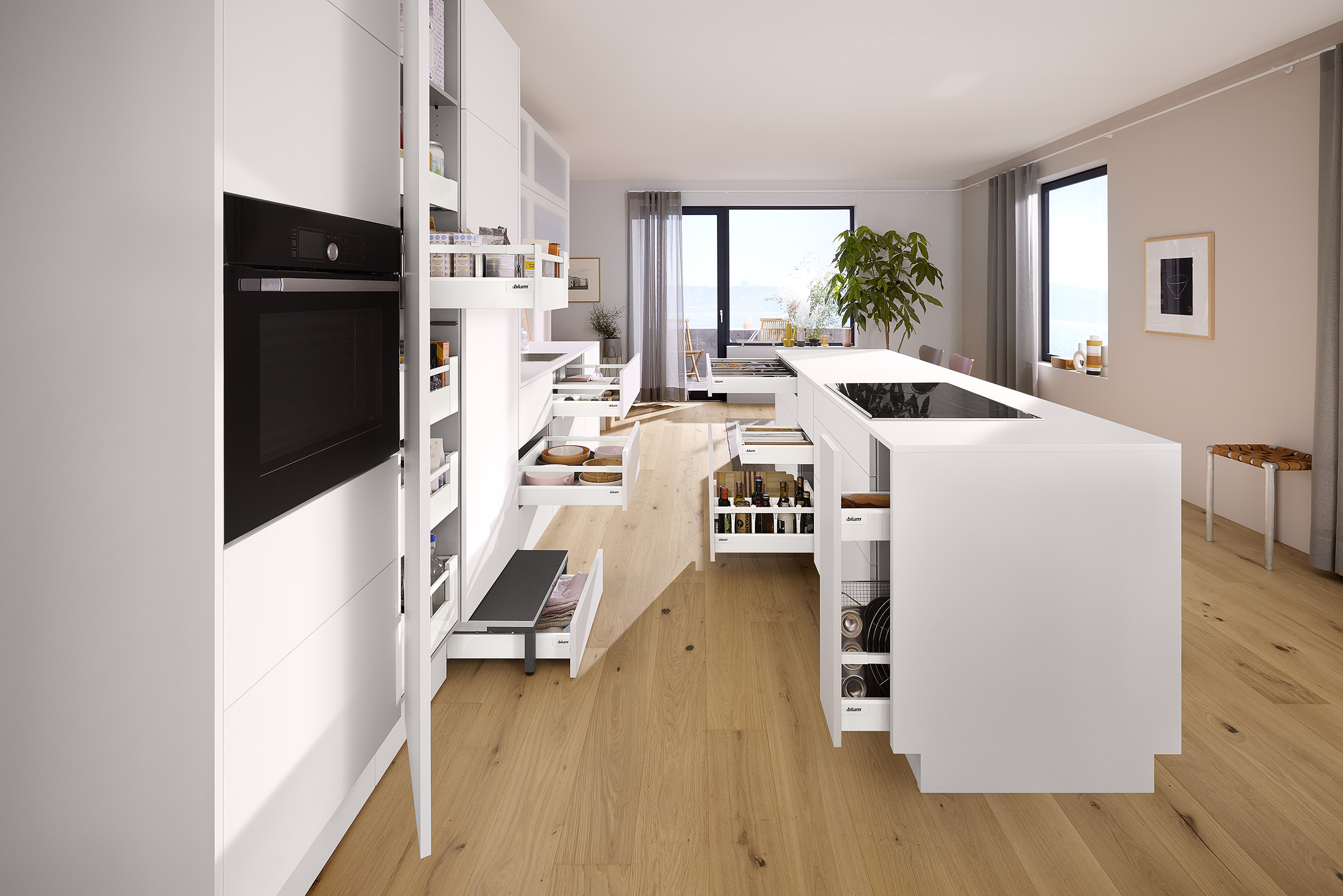 Cabinet applications for more storage space | Blum