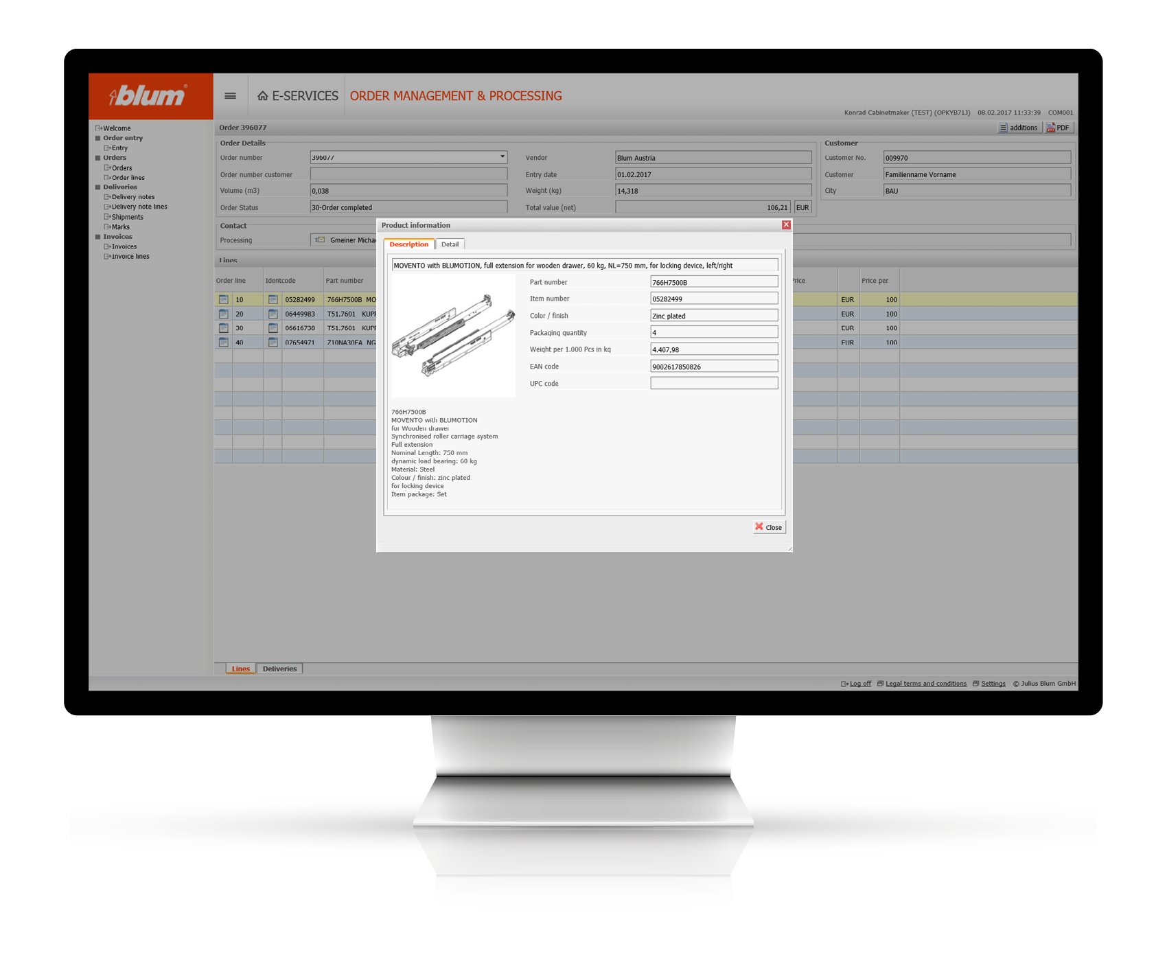 Order Management | Blum