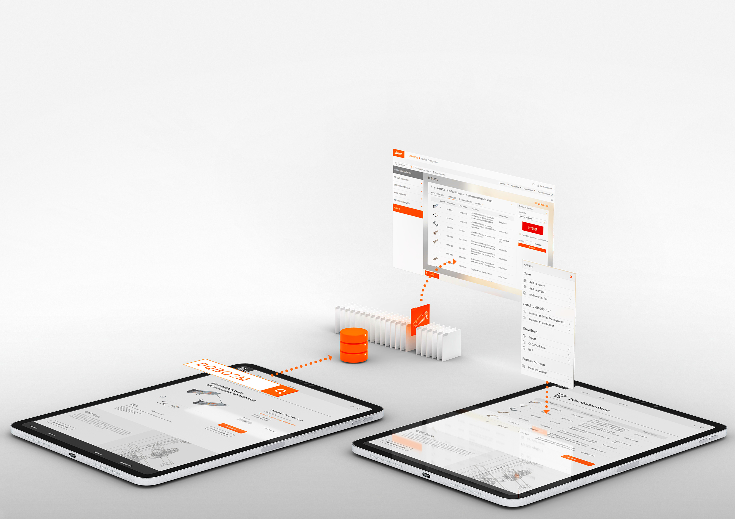 Blum services for distributors Blum