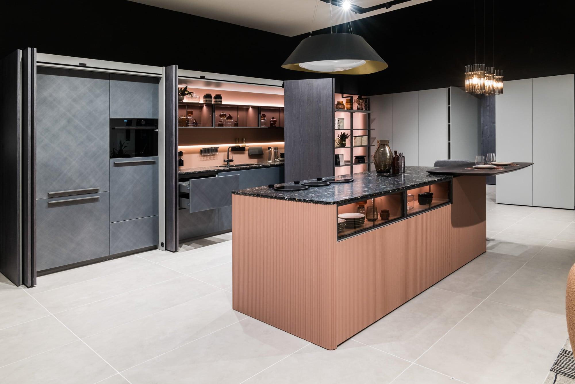 Implemented with REVEGO duo Seen at CUCINE LUBE