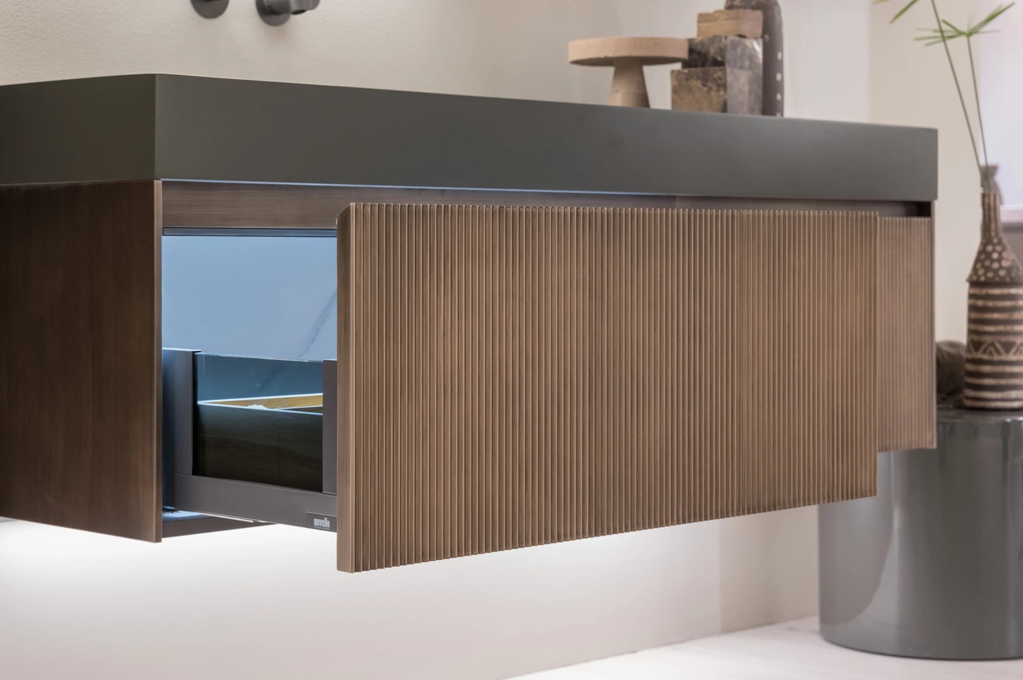 Implemented with LEGRABOX Seen at NOVELLO