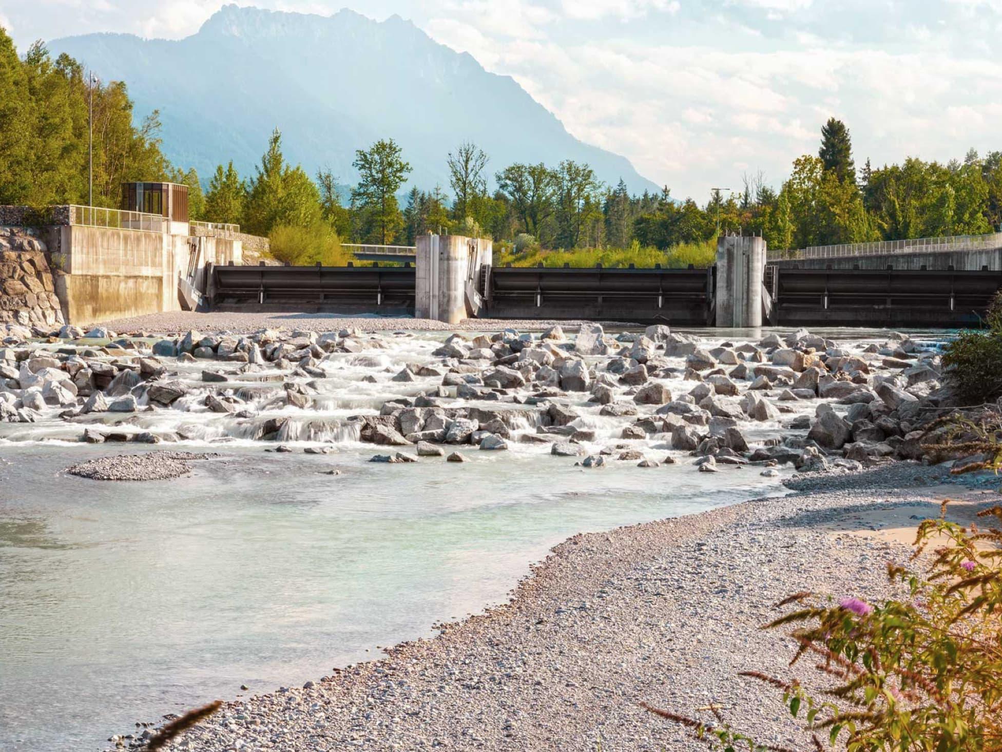 A hydroelectric power plant to generate environmentally-friendly electricity.