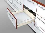 Ящик МЕТАБОКС с высоким фасадом, высота В, с релингом