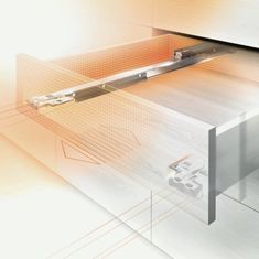 Coulisse invisible pour tiroir bois MOVENTO de Blum