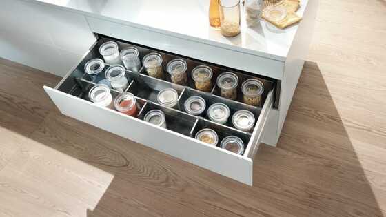 Розділювачі ORGA-LINE для високих шухляд