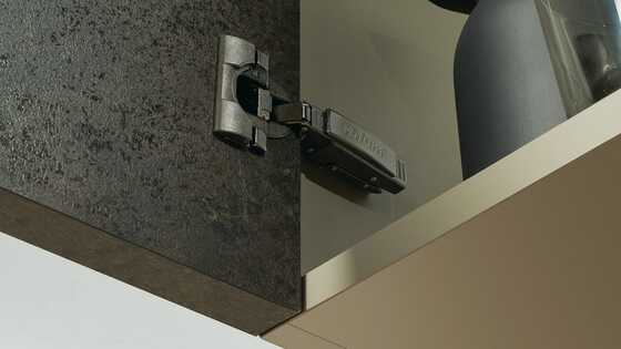 Петля CLIP top BLUMOTION в цвете черный оникс для профильных дверей