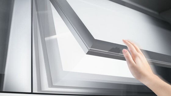 Amortissement BLUMOTION de Blum pour la fermeture en douceur et en silence des portes relevables