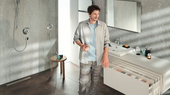 TIP-ON BLUMOTION pour TANDEMBOX dans la salle de bain