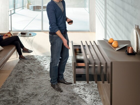 TIP-ON BLUMOTION pour TANDEMBOX dans le salon