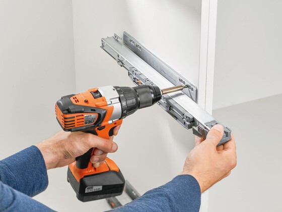 Positions de perçage habituelles pour TIP-ON BLUMOTION pour MOVENTO