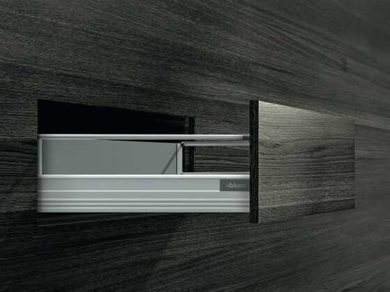 Висувна система / шухляда / ящик з круглими релінгами TANDEMBOX plus від Blum вражає лаконічним дизайном та широким асортиментом 