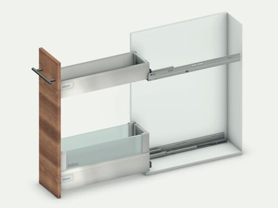 Узкий шкаф на базе TANDEMBOX intivo