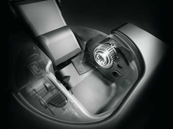 L'amortisseur est intégré au boîtier de la chanière CLIP top BLUMOTION de Blum