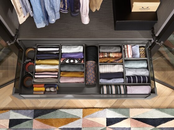 Внутрішні розділювачі AMBIA-LINE для шухляди з високим фасадом