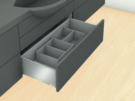 Cadre acier AMIBA-LINE de Blum pour bloc-tiroirs peu profonds à partir de 270 mm