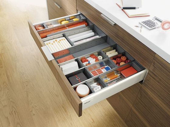 Séparateurs et bacs en inox ORGA-LINE 