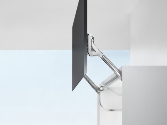 Feuillure porte relevable AVENTOS HL Blum